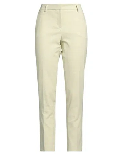 Messagerie Patrizio Piscaglia Woman Pants Light Grey Size 6 Polyester, Cotton, Polyamide, Elastane In Green