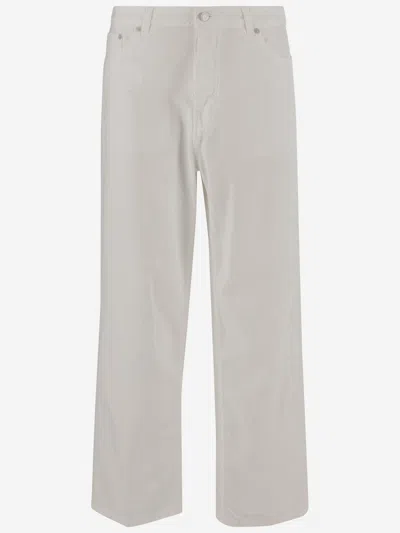 Haikure Korea High Waist Straight Leg Jeans In White