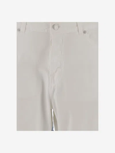 Haikure Korea High Waist Straight Leg Jeans In White