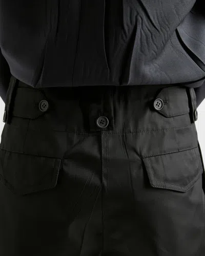 Prada Re-nylon Shorts In Black