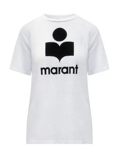 Isabel Marant Étoile Zewel Logo Tee-shirt In White