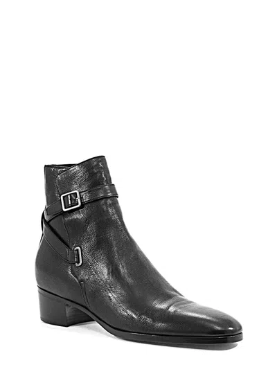 Saint Laurent Men Stivali In Black