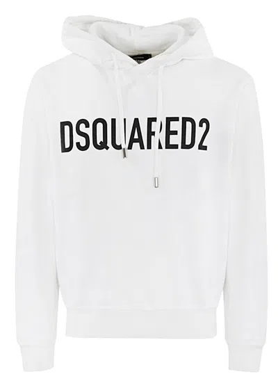 Dsquared2 Dsquared White Cotton Sweatshirt