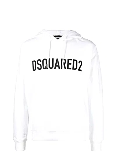 Dsquared2 Dsquared White Cotton Sweatshirt