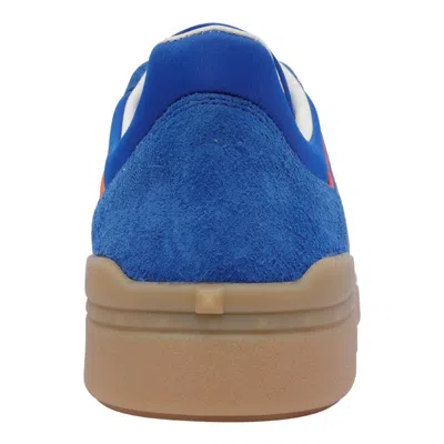Valentino Multicolor Split Leather And Leather Upvillage Sneakers In Blue