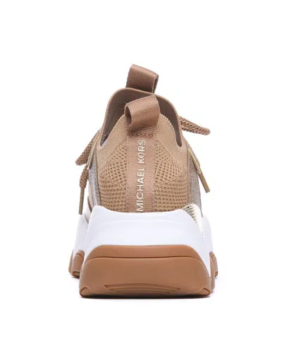 Michael Kors Atlas Husk Sneaker In Brown