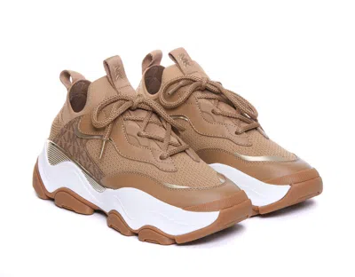 Michael Kors Atlas Husk Sneaker In Brown