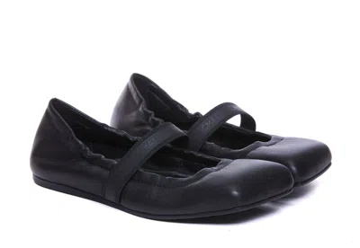 Vic Matie Square-toed Ballet Shoes In Black