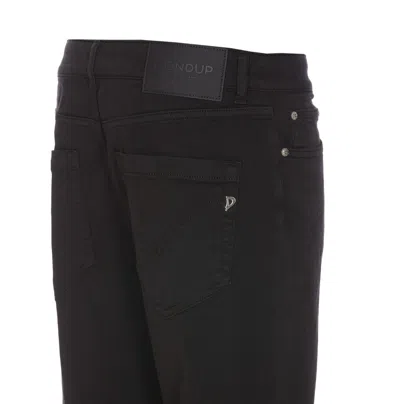Shop Dondup Trousers In Black