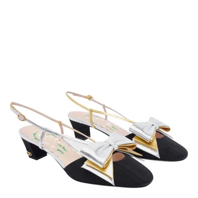 Valentino Bowow T. 45 Mid Heel Pumps In Black