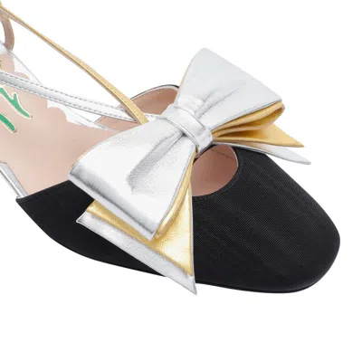 Valentino Bowow T. 45 Mid Heel Pumps In Black