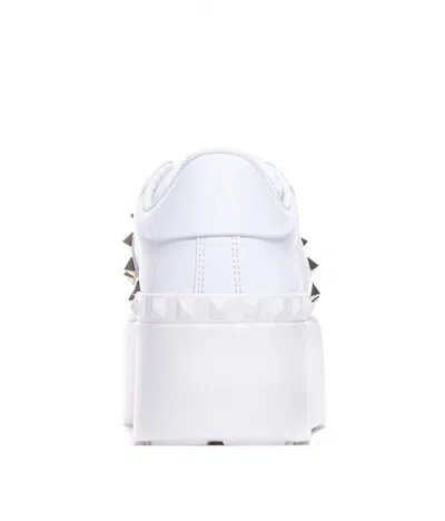 Valentino Garavani Woman Sneakers White Size 9.5 Leather In White