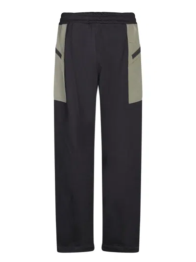 Alexander Mcqueen Contrast-pocket Cotton Track Pants In Black