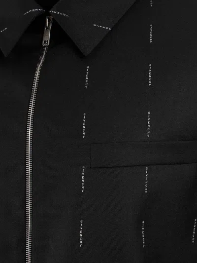 Givenchy Embroidered Wool Jacket In Black