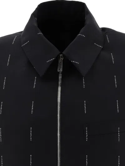 Givenchy Embroidered Wool Jacket In Black
