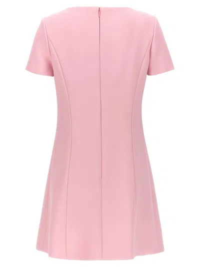 Versace Medusa 95 Dress In Pink Viscose Blend In Pink