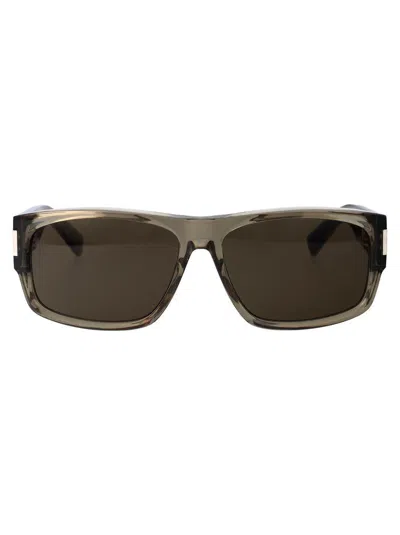 Saint Laurent Eyewear Sunglasses In Brown