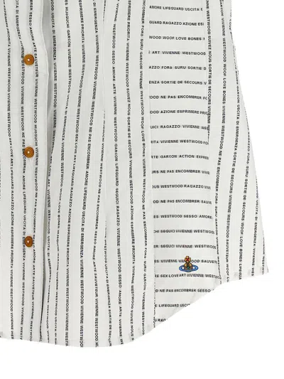Vivienne Westwood Blackwhite Twisted Bagatelle Shirt In White