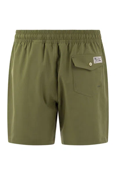 Shop Polo Ralph Lauren Swimshorts In Green