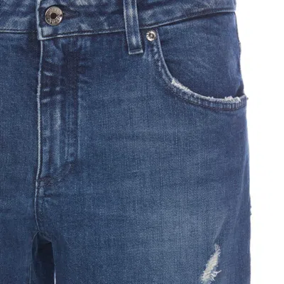 Dolce & Gabbana 5-pocket Skinny Jeans In Navy