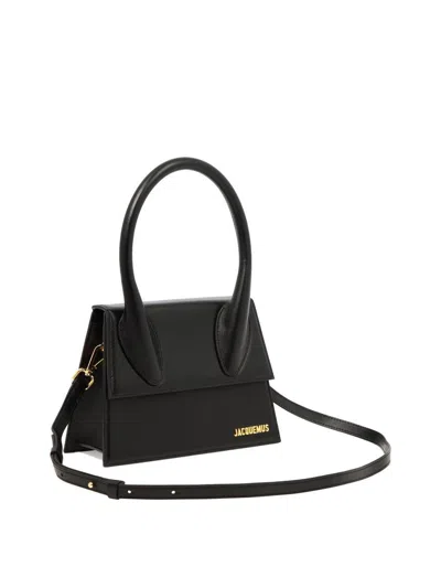 Jacquemus Small Handle And Removable Shoulder Strap In Black