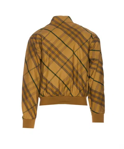 Shop Burberry Jackets In Beige