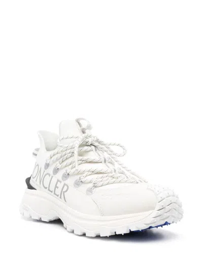 Moncler Lace-up High-top Sneakers Trailgrip Lite 2 In White