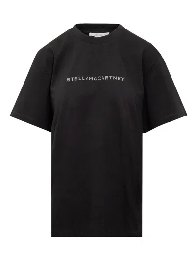 Stella Mccartney Iconic Glitter T-shirt In White
