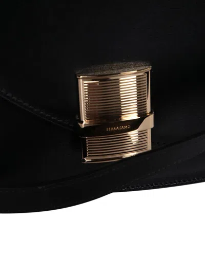 Shop Ferragamo Salvatore  Shoulder Bags In Black