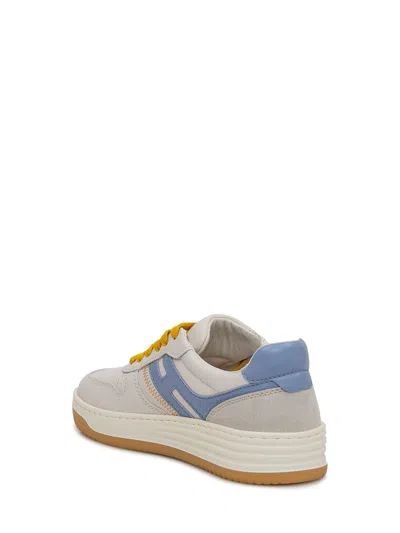 Hogan H630 Low-top Sneakers In Avorio Celeste
