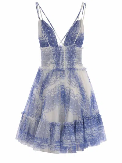 Philosophy Di Lorenzo Serafini Philosophy By Lorenzo Serafini Dresses White In Clear Blue