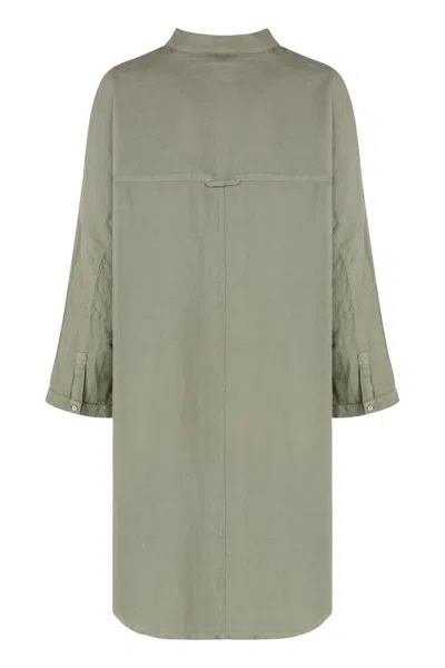 120% Lino Linen Shirt In Green