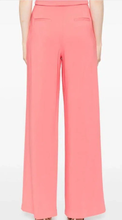 Pinko Wide-leg Trousers With Concealed Fastening In Multicolor