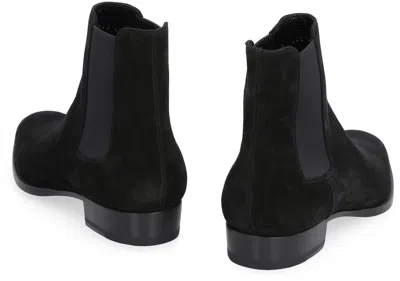 Saint Laurent Wyatt 30 Otterproof Chelsea Boot In Black