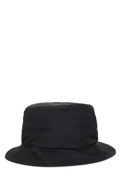 Jw Anderson Black Nylon Blend Bucket Hat In Black
