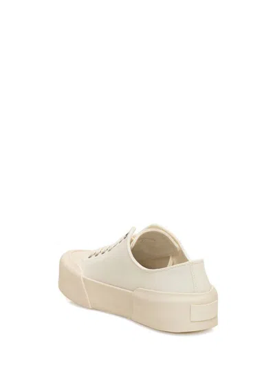 Shop Jil Sander Sneakers In White