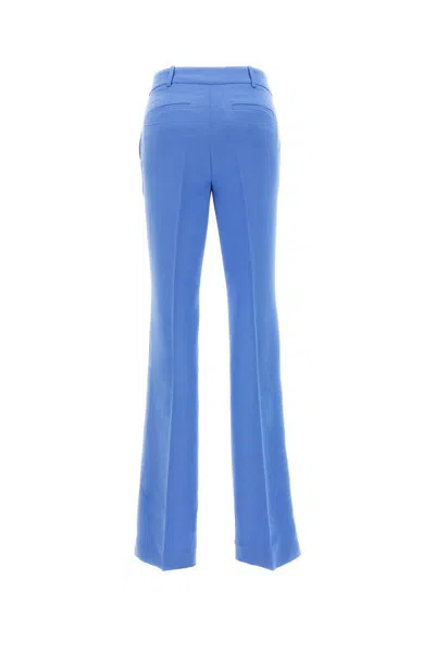 Michael Kors Collection Haylee Stretch Virgin Wool Blend Flare Leg Pants In 476