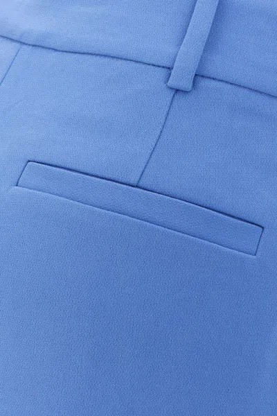 Michael Kors Collection Haylee Stretch Virgin Wool Blend Flare Leg Pants In 476