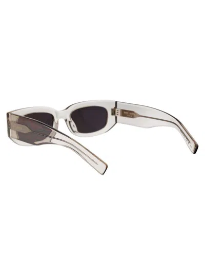 Saint Laurent Eyewear Sunglasses In Beige