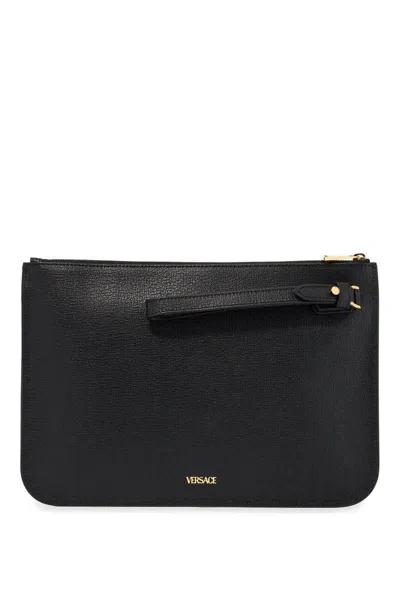 Versace Medusa Pouch In Black