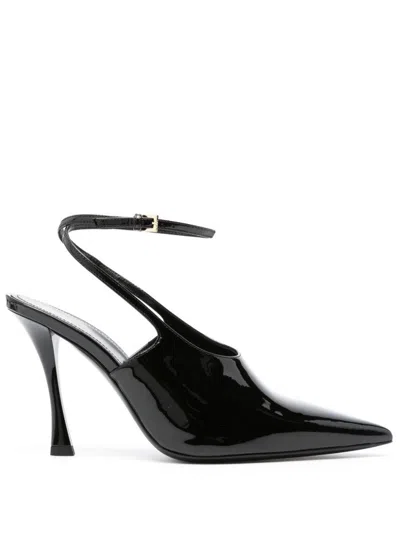 Givenchy Sleek Slingback Pumps With Pointed Design In Black