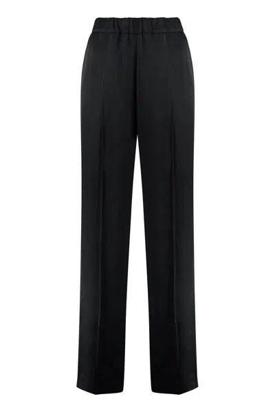 Jil Sander High Waist Wide-leg Trousers In Multicolor