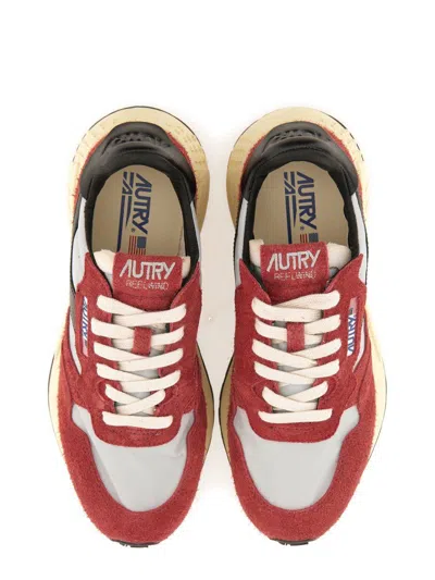 Autry Reelwind Low-cut Sneakers In Red
