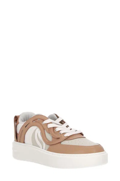 Stella Mccartney Sneakers In Synthetic Leather And Nylon In New Blush