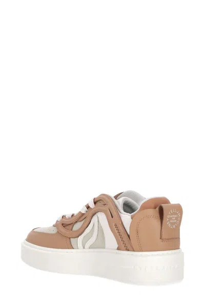 Stella Mccartney Sneakers In Synthetic Leather And Nylon In New Blush