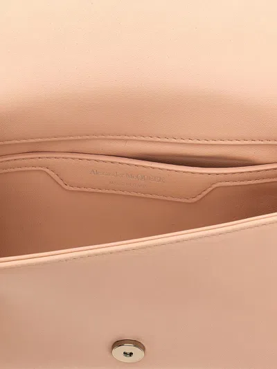 Alexander Mcqueen The Mini Seal Crossbody Bags Beige In Beige