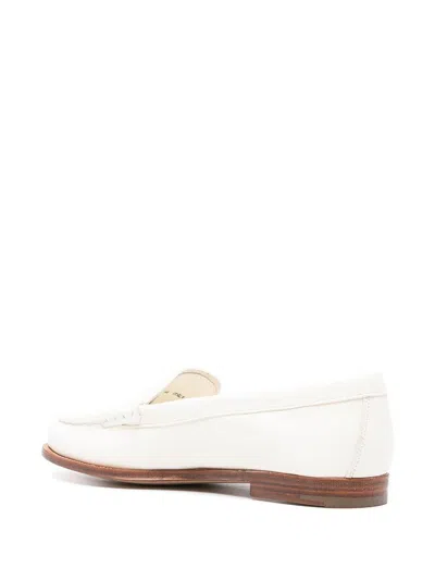 Shop Church's Leather Loafers Shoes In White