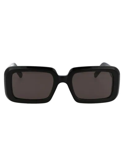 Saint Laurent Eyewear Rectangular Frame Sunglasses In Black