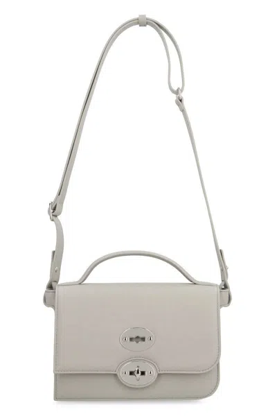 Zanellato Ella Leather Handbag In Grey