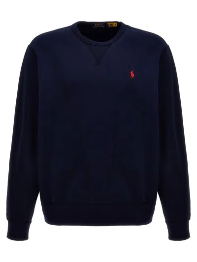 Polo Ralph Lauren Polo Pony Crew-neck Sweatshirt In Blue